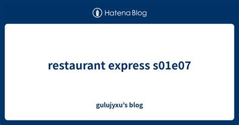 express s01e07 dsrip